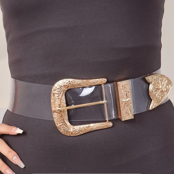 Translucent Wide Belt - Picture 4 of 6